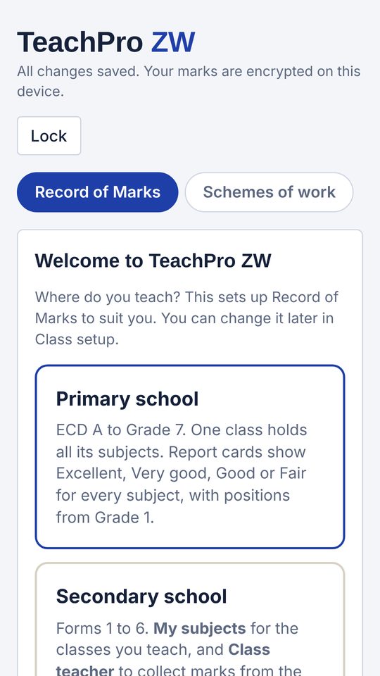 Choosing primary or secondary school